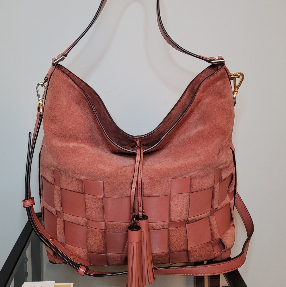 Michael Kors Vivian Suede hobo handbag